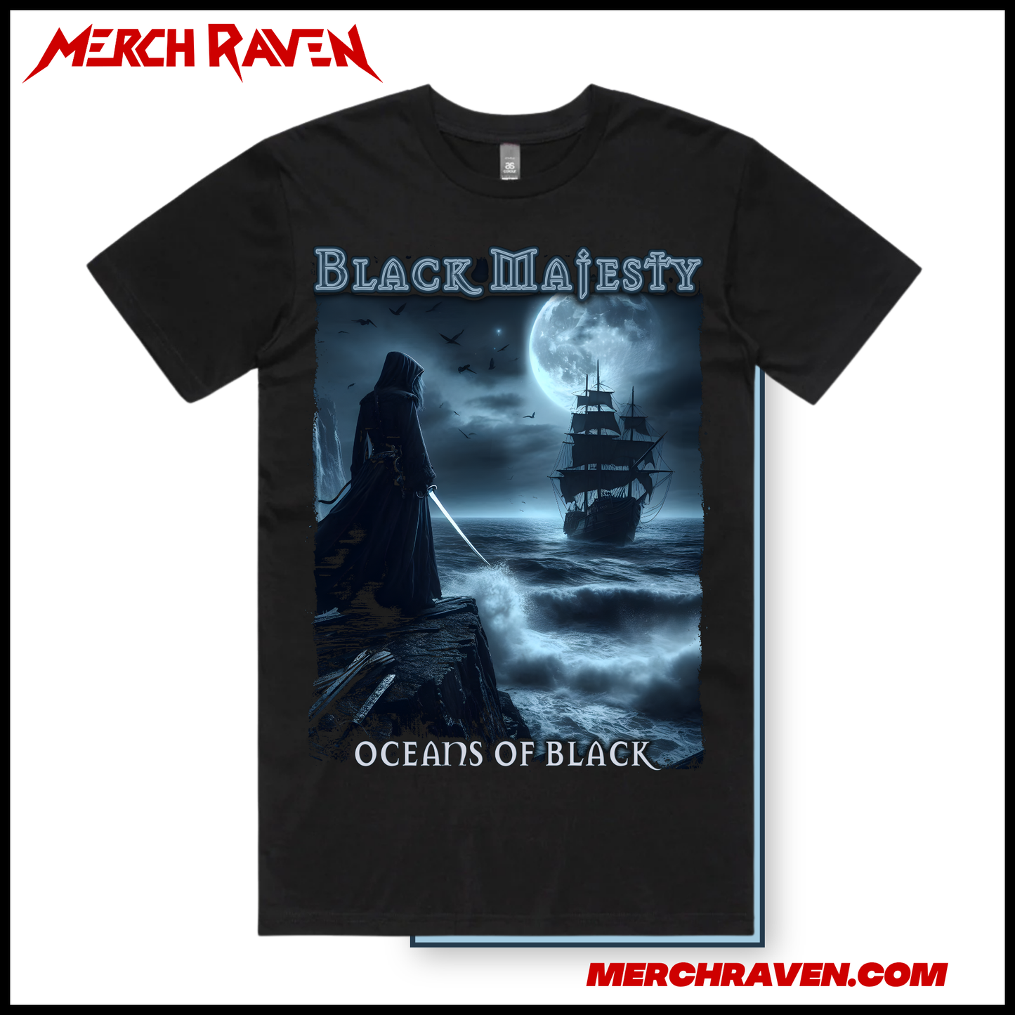 Black Majesty - Oceans Of Black T-Shirt