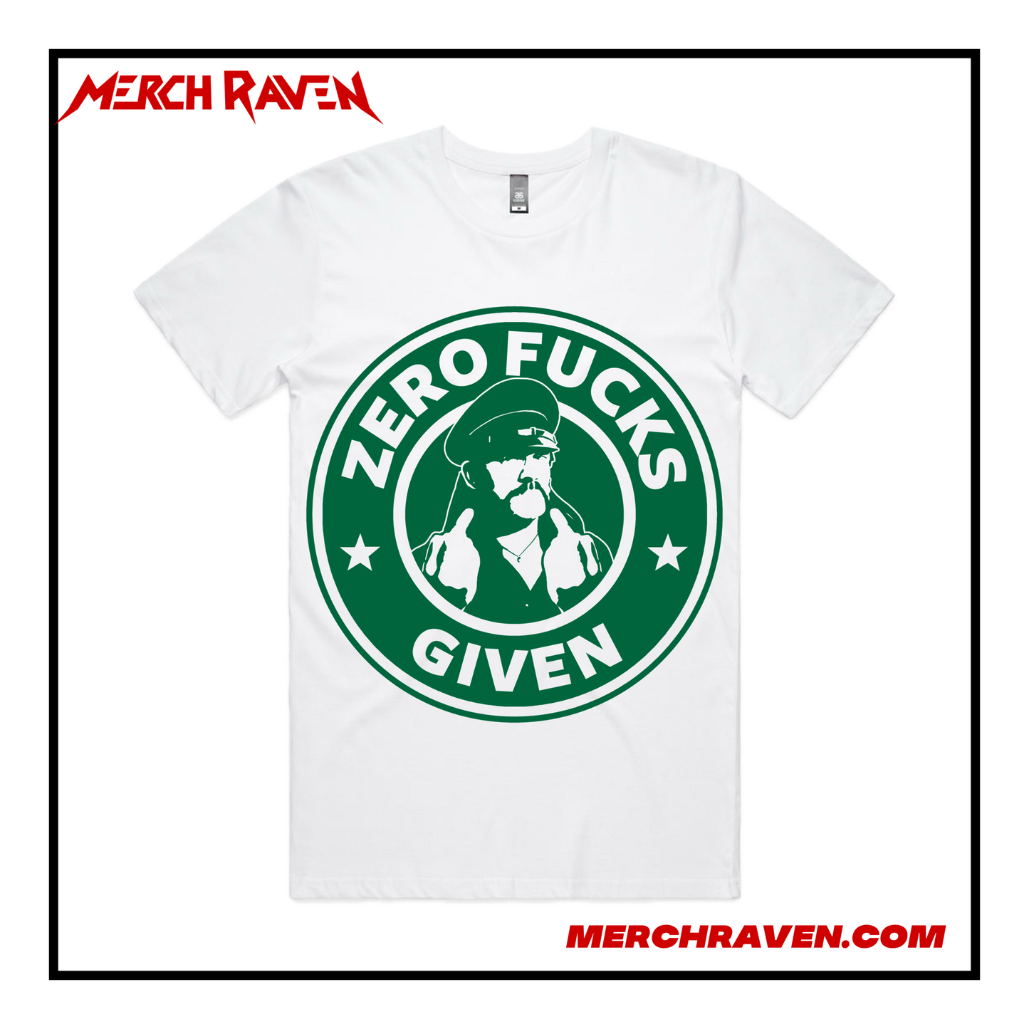 Zero Fucks - T-Shirt (4 Colour Options)