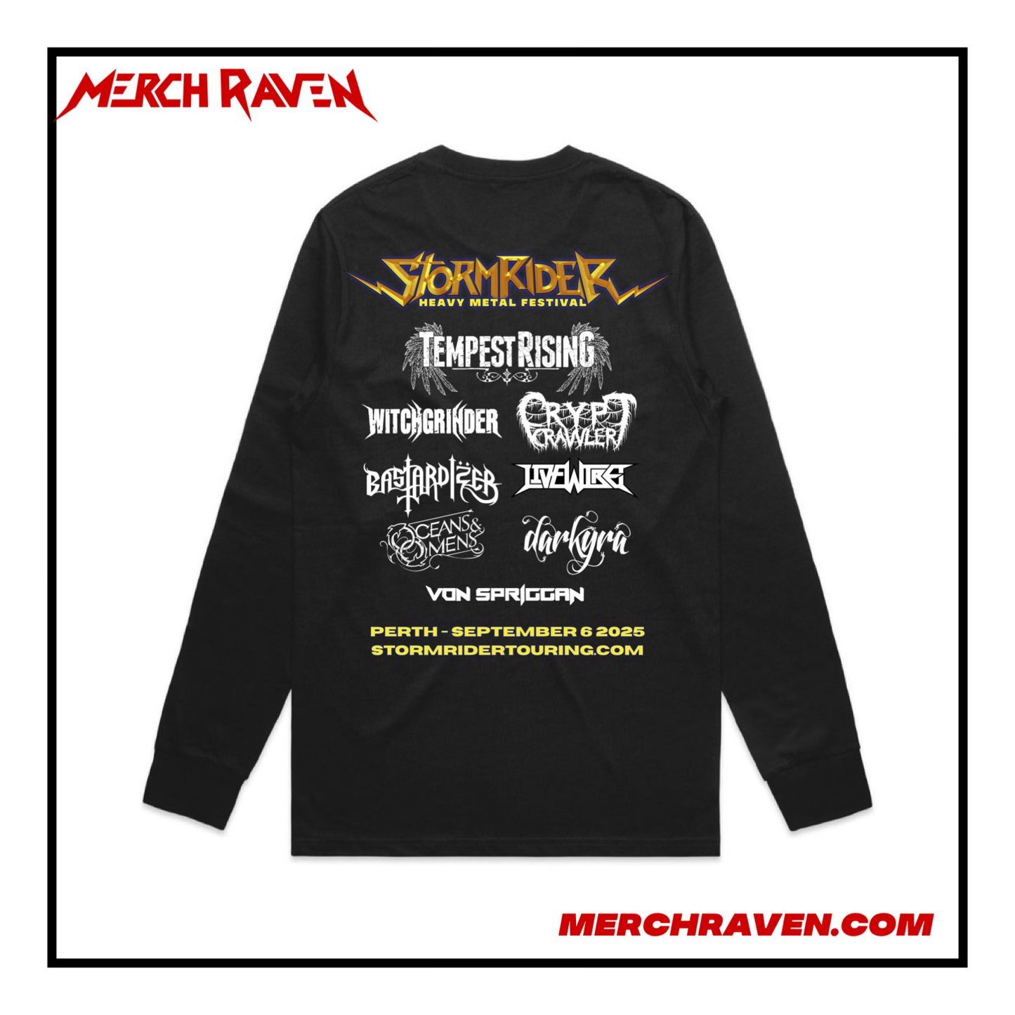 Stormrider Heavy Metal Festival 2025 Long Sleeve T-Shirt