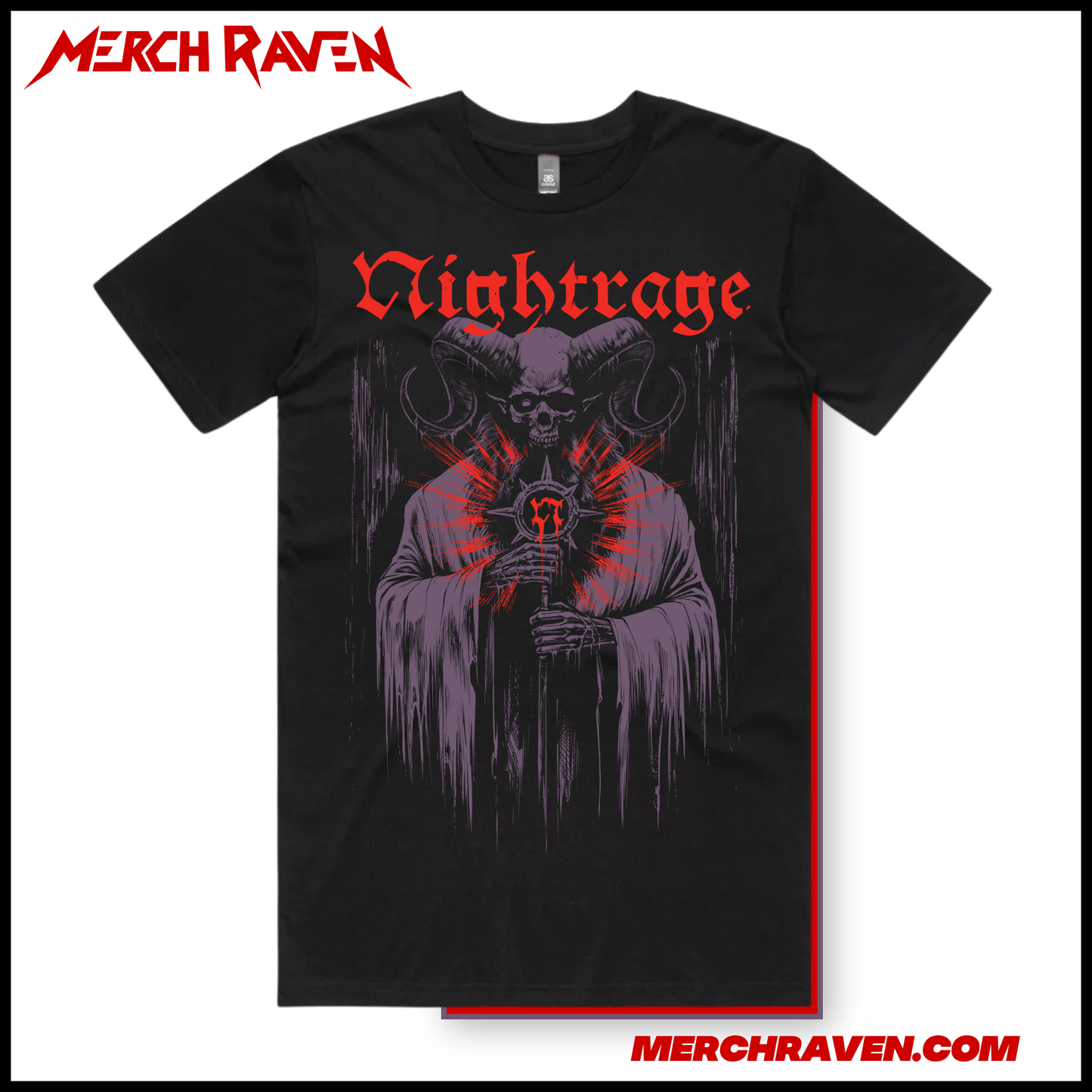 Nightrage - Purple Devil T-Shirt
