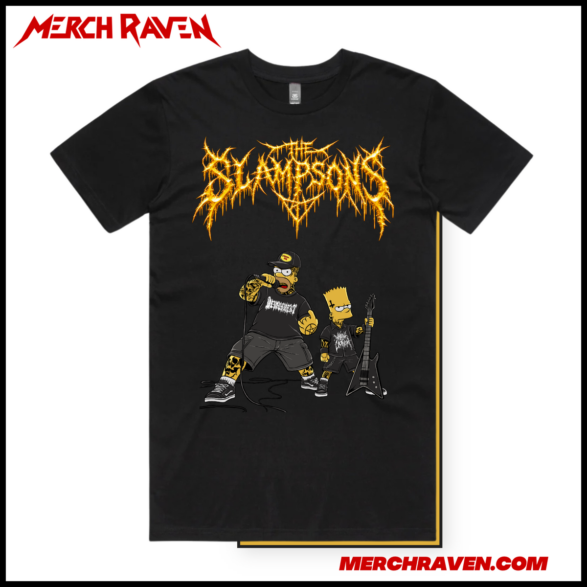 The Slampsons - Band & Logo T-Shirt