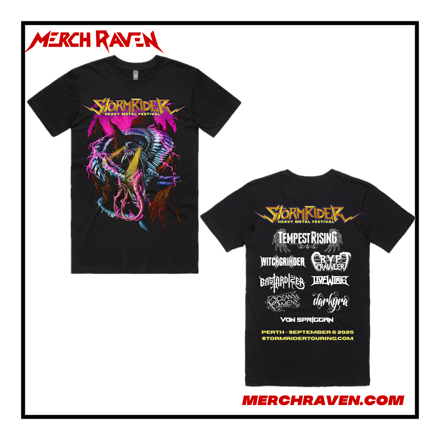 Stormrider Heavy Metal Festival 2025 T-Shirt