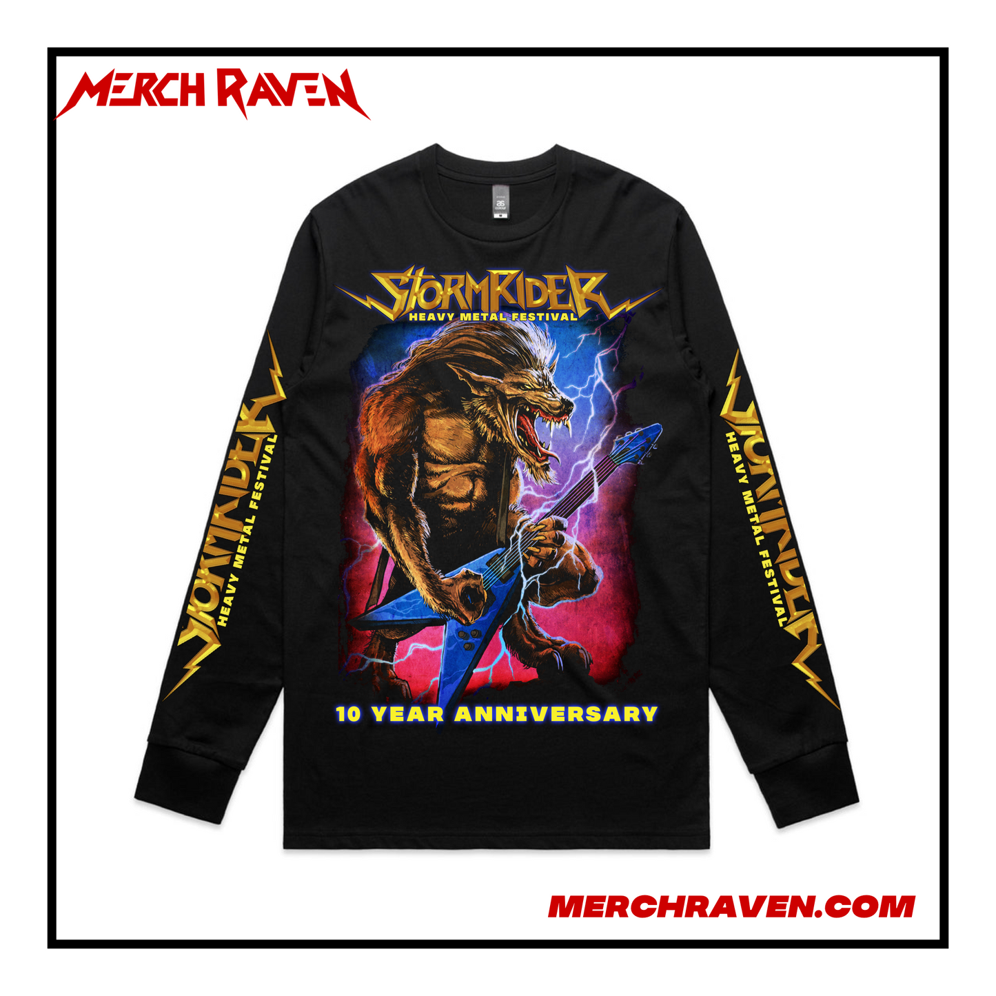 Stormrider Heavy Metal Festival 2024 Long Sleeve T-Shirt