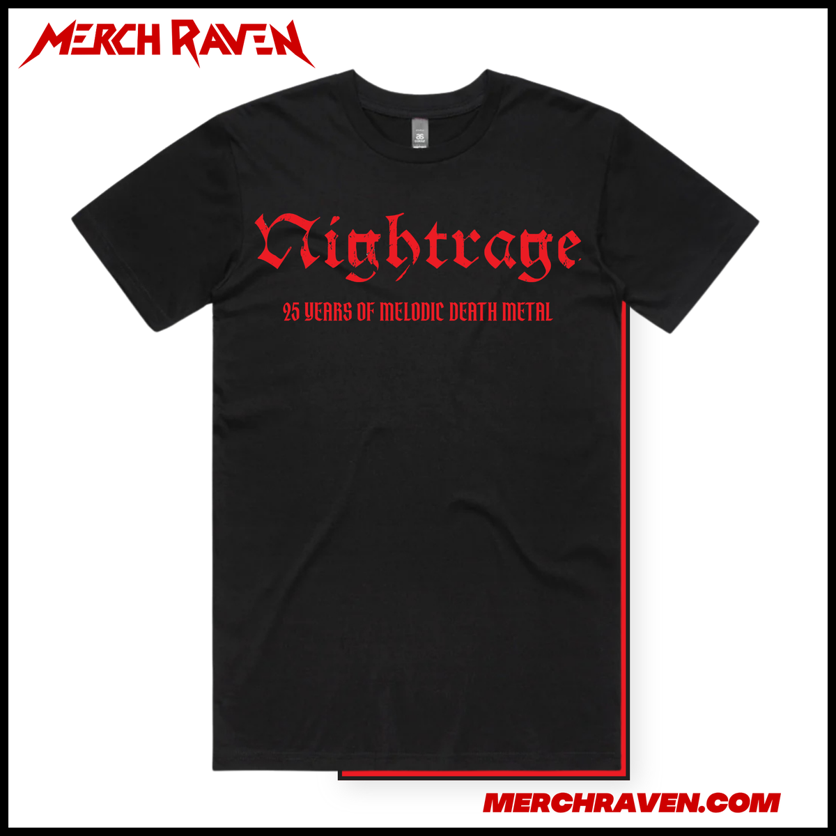 Nightrage - 25 Years Of Melodic Death Metal T-Shirt (2 Colour/Design Options)