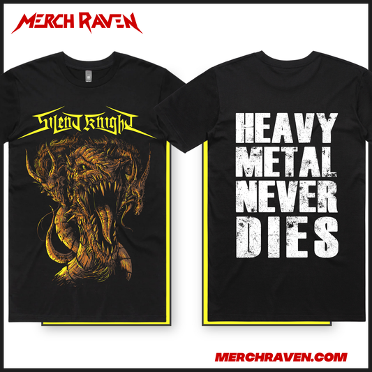 Silent Knight - Heavy Metal Never Dies T-Shirt