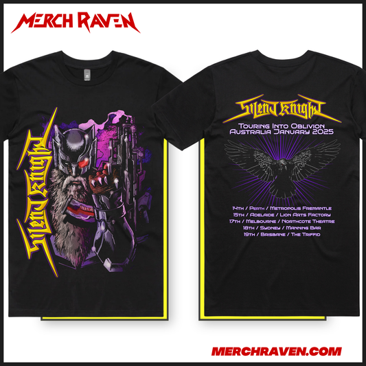 Silent Knight - Touring Into Oblivion Australian Tour T-Shirt