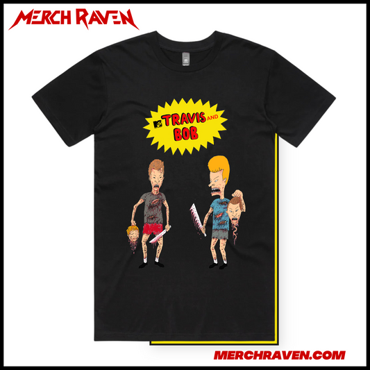 Travis & Bob - Band & Logo T-Shirt